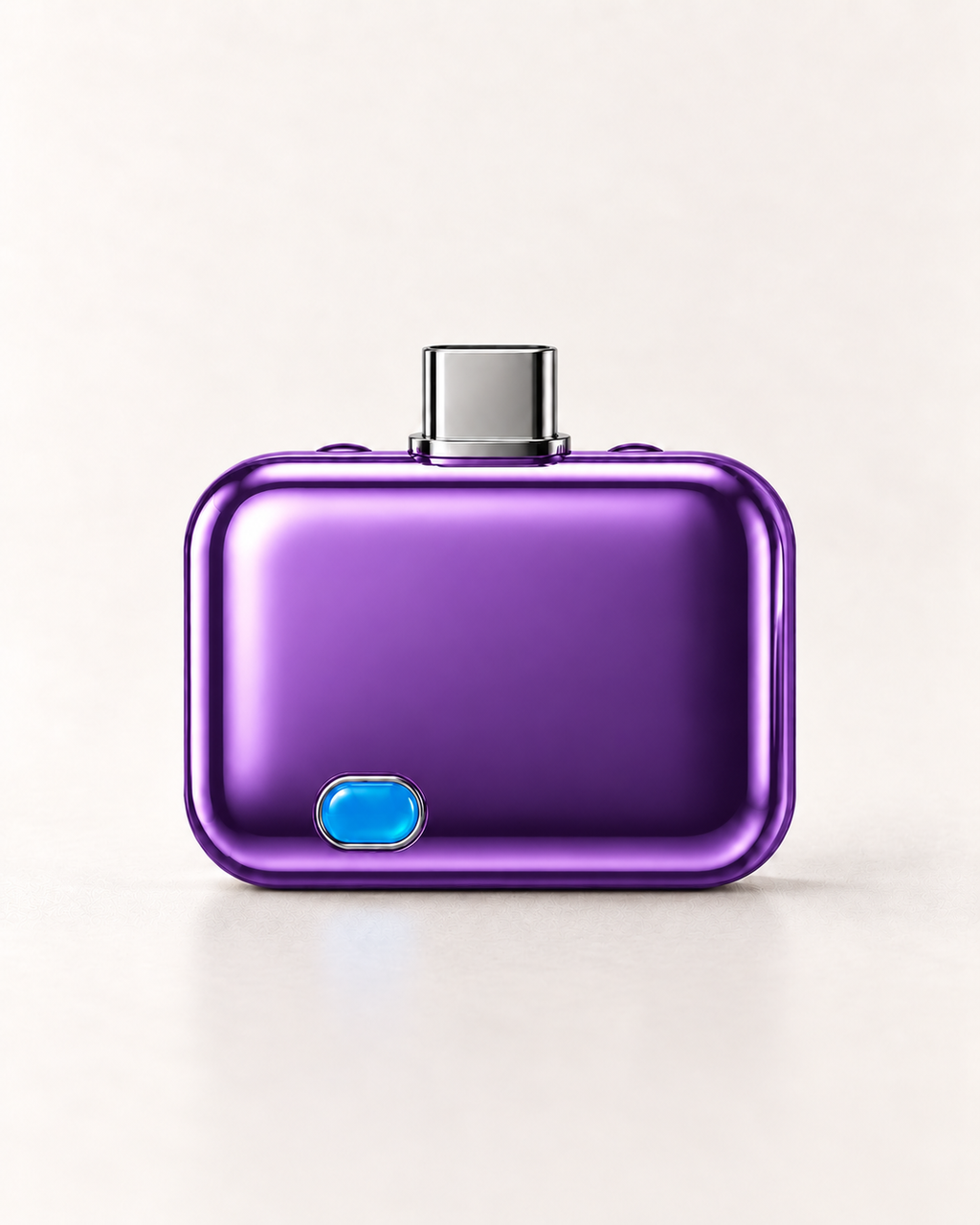 PlugSnap purple USB-C adapter